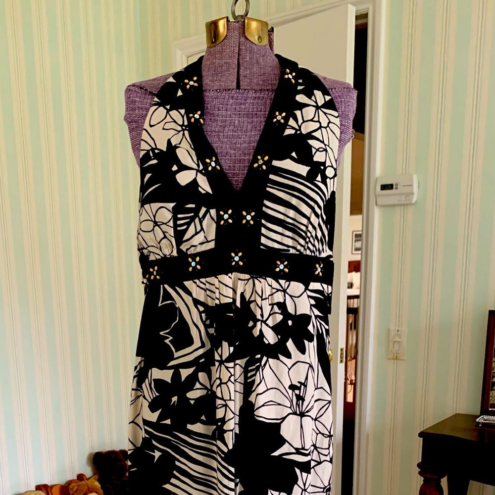 Long backless summer dress